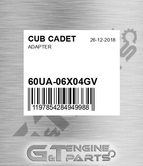 60UA-06X04GV Adapter
