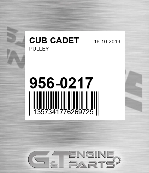 956-0217 Pulley for CUB CADET