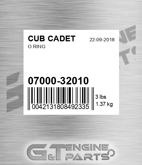 07000-32010 O Ring