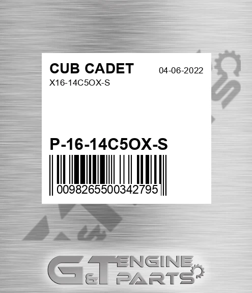 P-16-14C5OX-S X16-14c5ox-s