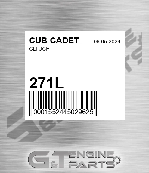 271L Cltuch for CUB CADET