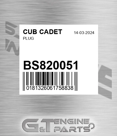 BS820051 Plug