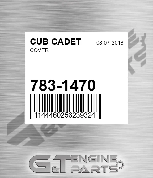 783-1470 Cover for CUB CADET