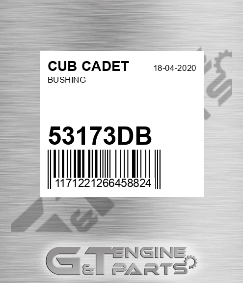 53173DB Bushing for CUB CADET