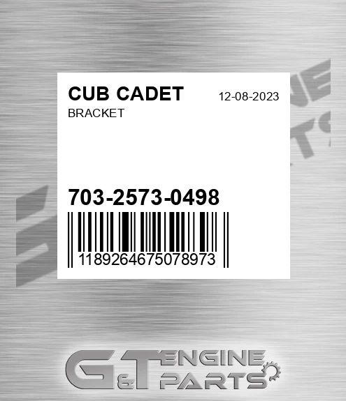 703-2573-0498 Bracket for CUB CADET