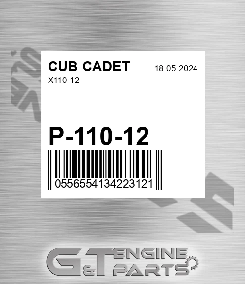 P-110-12 X110-12