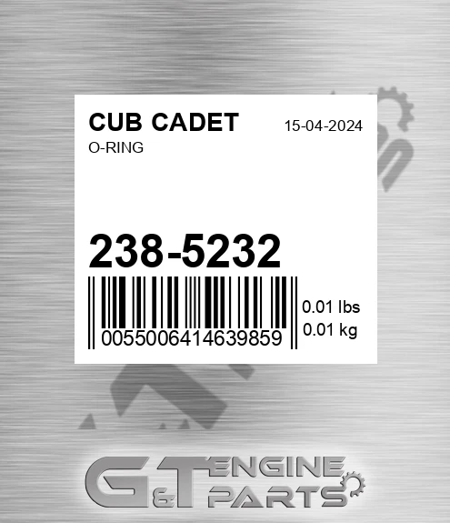 238-5232 O-ring