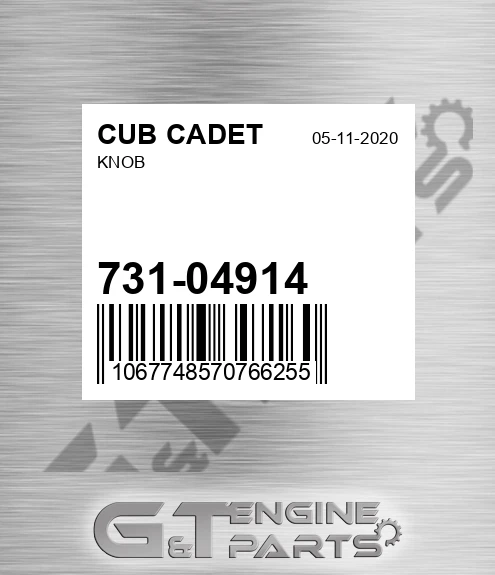 731-04914 Knob for CUB CADET