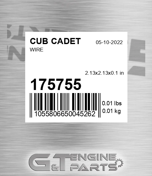 175755 CUB CADET Wire