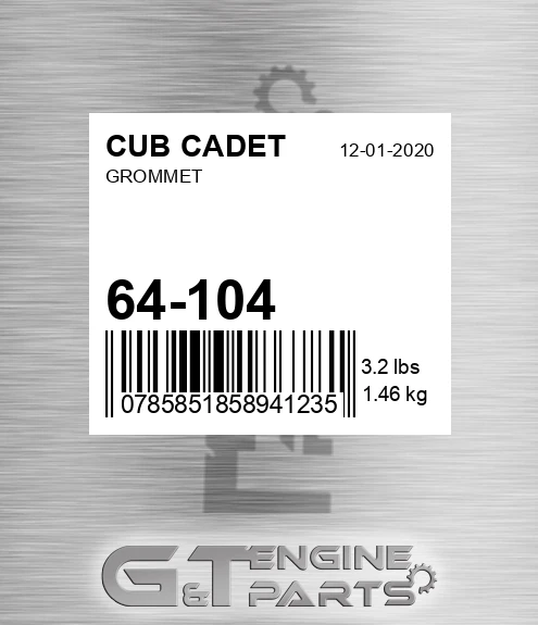 64-104 Grommet for CUB CADET