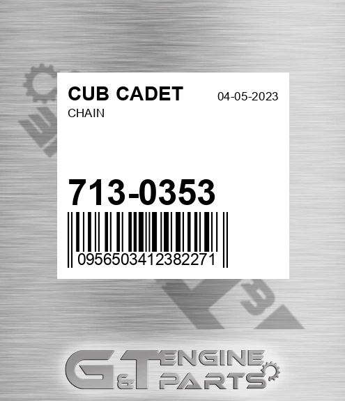 713-0353 Chain for CUB CADET