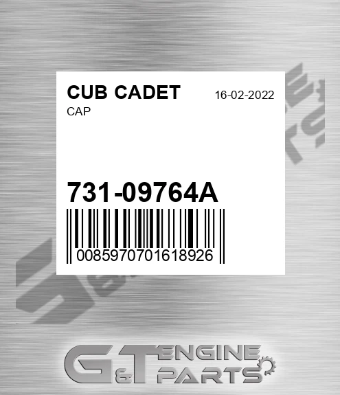 731-09764A Cap for CUB CADET