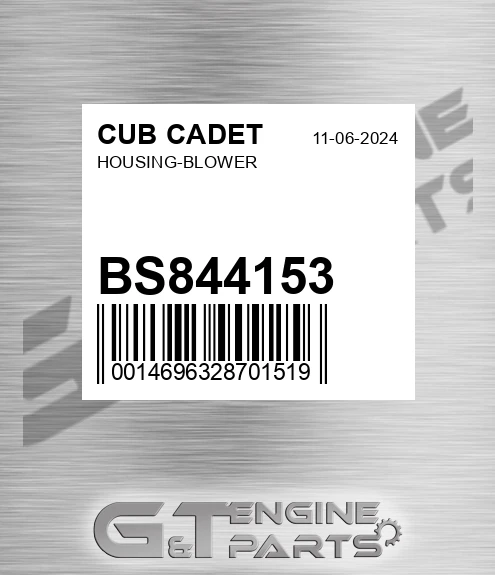 BS844153 Housing-blower