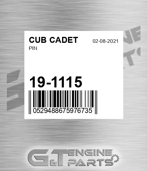 19-1115 Pin