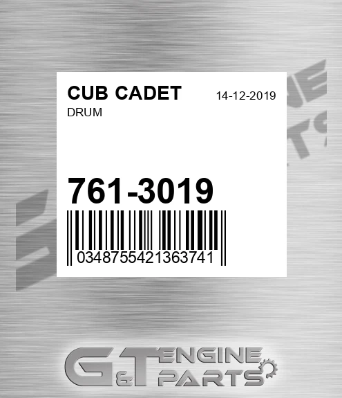 761-3019 Drum for CUB CADET