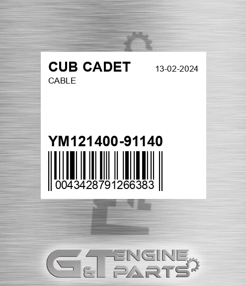 YM121400-91140 Cable