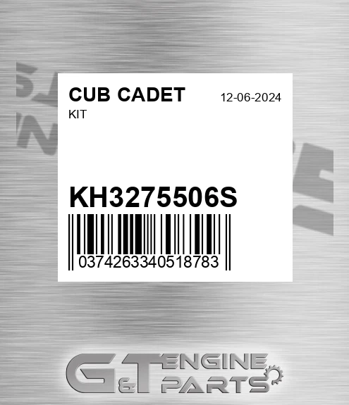 KH3275506S Kit for CUB CADET
