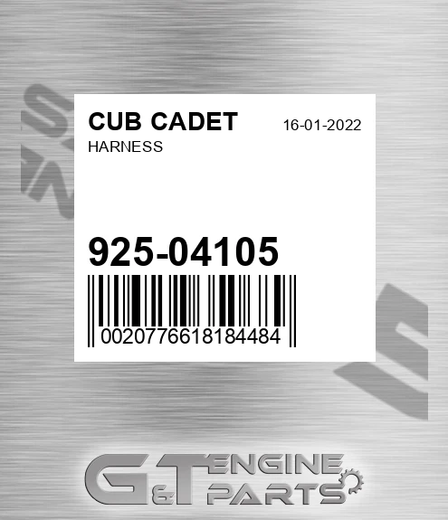 925-04105 Harness for CUB CADET