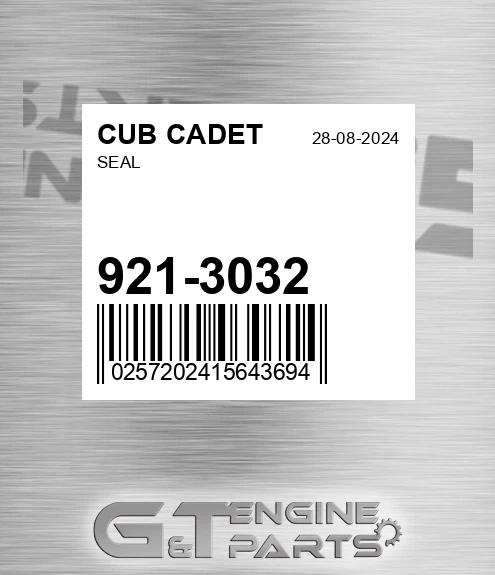 921-3032 Seal for CUB CADET