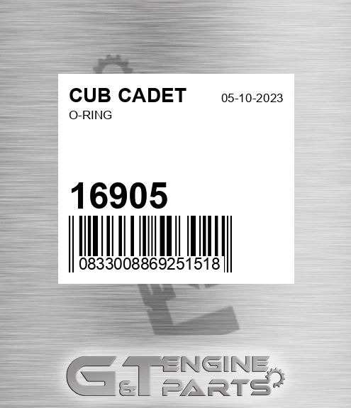 16905 O-ring