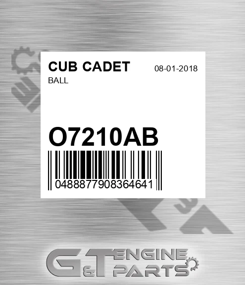 O7210AB Ball