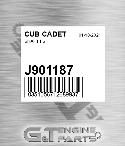 J901187 Shaft Fs