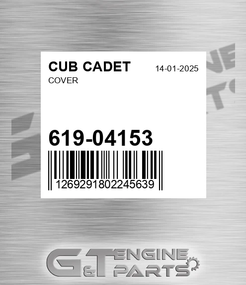 619-04153 Cover for CUB CADET