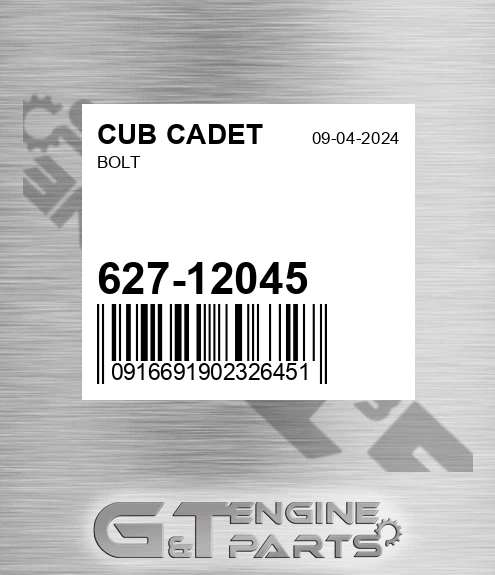 627-12045 Bolt