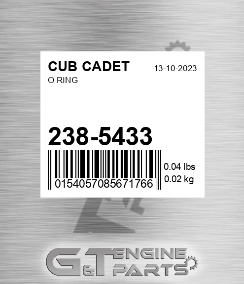 238-5433 O Ring