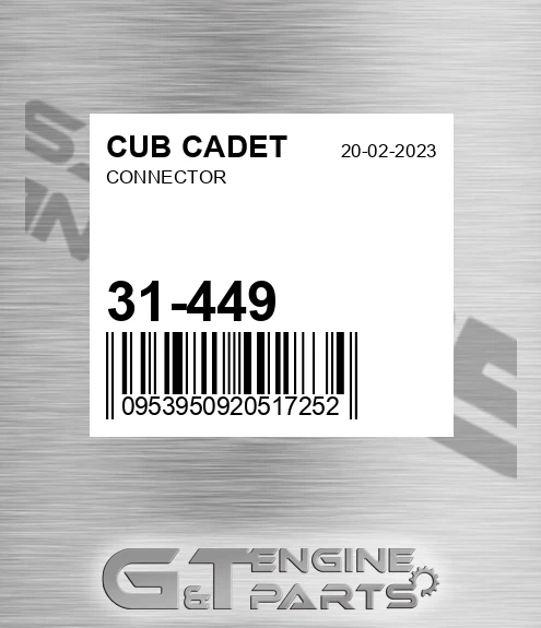 31-449 Connector for CUB CADET