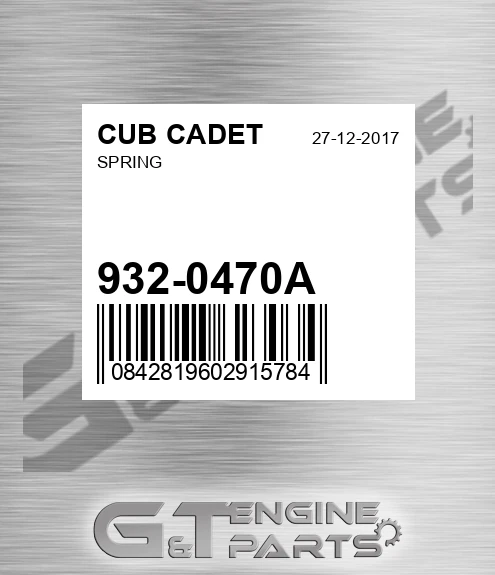 932-0470A Spring for CUB CADET