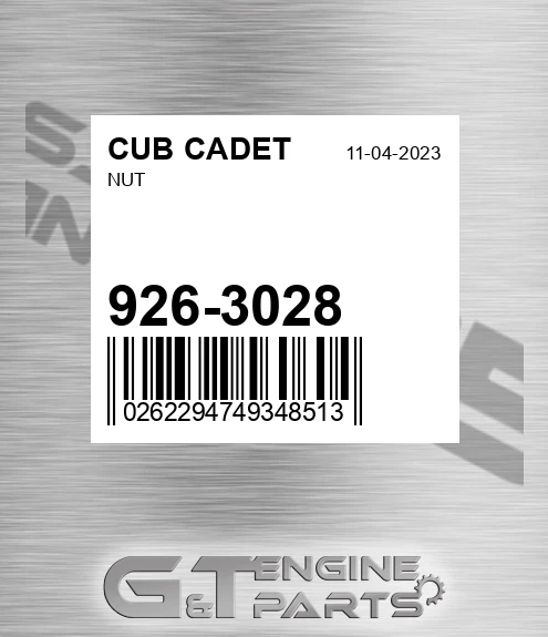 926-3028 Nut