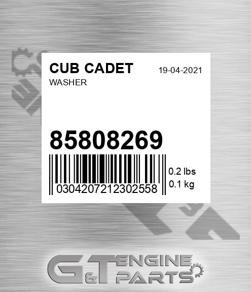 85808269 Washer
