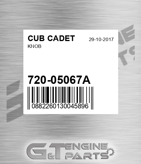 720-05067A Knob for CUB CADET