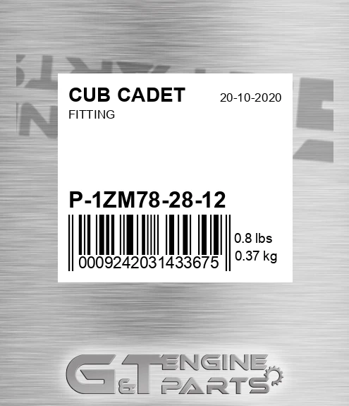 P1ZM78-28-12 Fitting