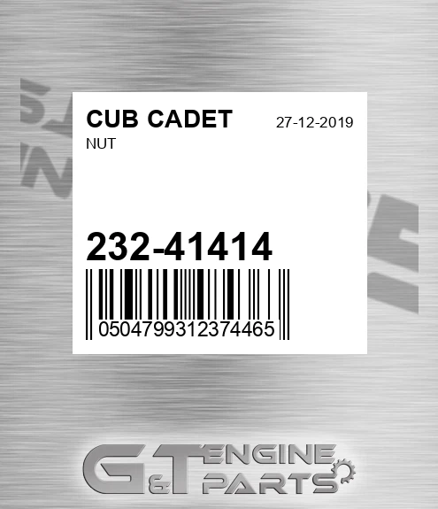 232-41414 Nut