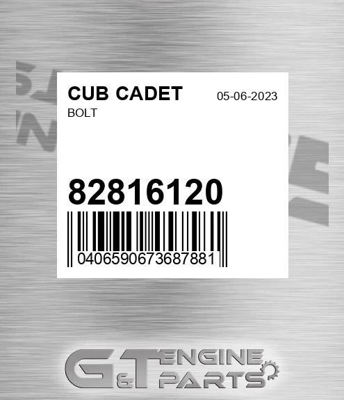 828-16120 Bolt