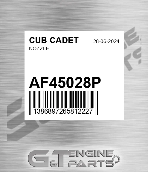 AF45028P Nozzle for CUB CADET