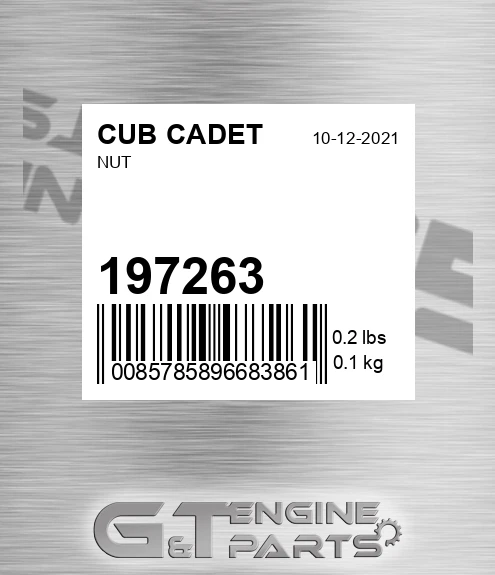 197263 Nut