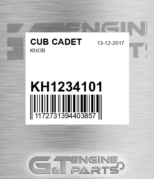 KH1234101 Knob for CUB CADET