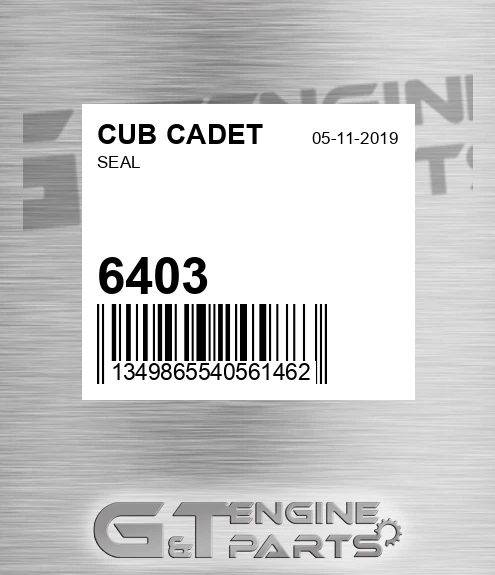 6403 Seal for CUB CADET