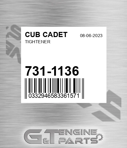 731-1136 Tightener for CUB CADET