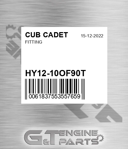 HY12-10OF90T Fitting