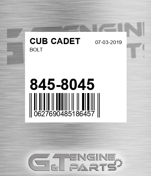 845-8045 Bolt