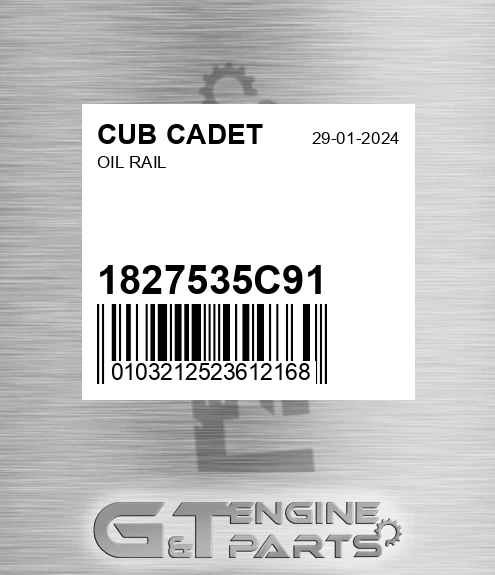 1827535C91 Oil Rail