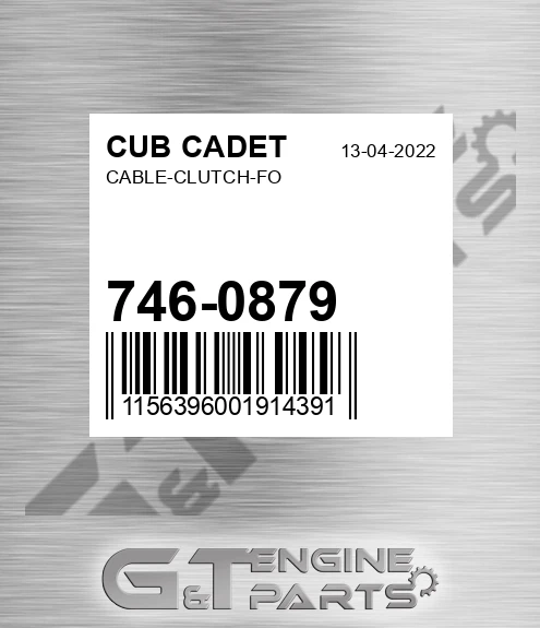 746-0879 Cable-clutch-fo