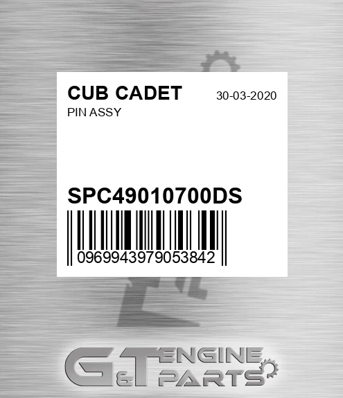 SPC49010700DS Pin Assy