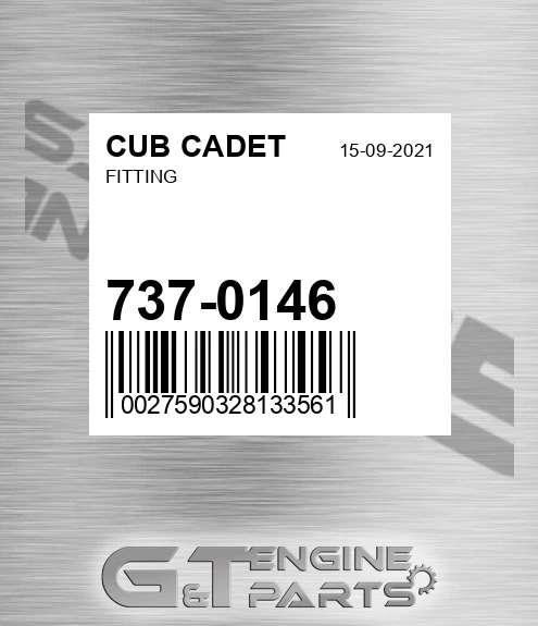 737-0146 Fitting for CUB CADET