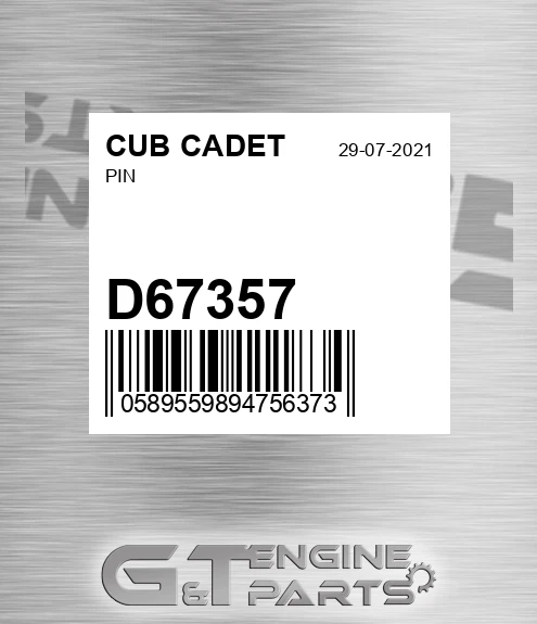 D67357 Pin