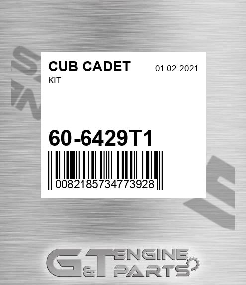 60-6429T1 Kit for CUB CADET